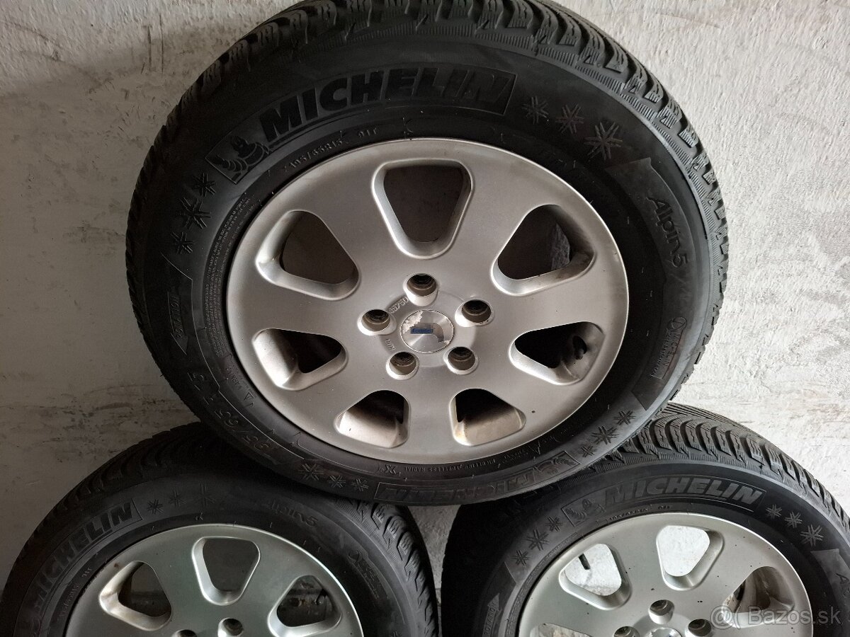Alu 5x112 r15 zimné pneumatiky 195/65 r15 Michelin - 2