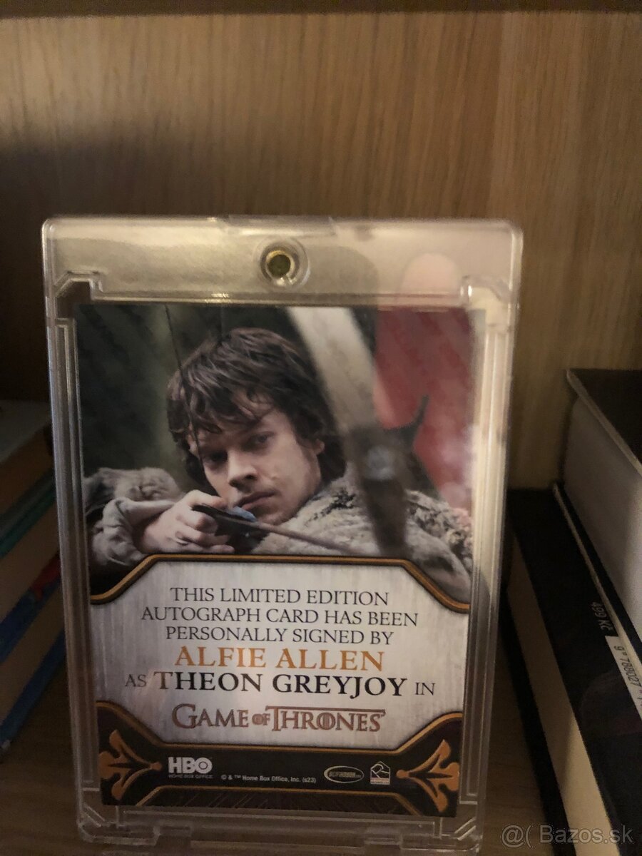 Karticka s podpisom Game of Thrones - 2