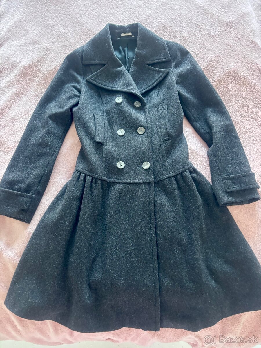 Dámsky vlnený kabát, veľ, 36 - 2