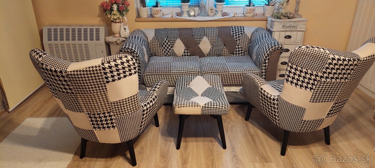 Sedacia súprava patchwork - 2