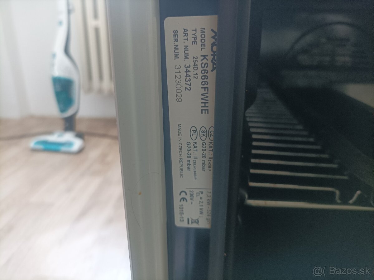 Kombinovaný sporák Mora - 2