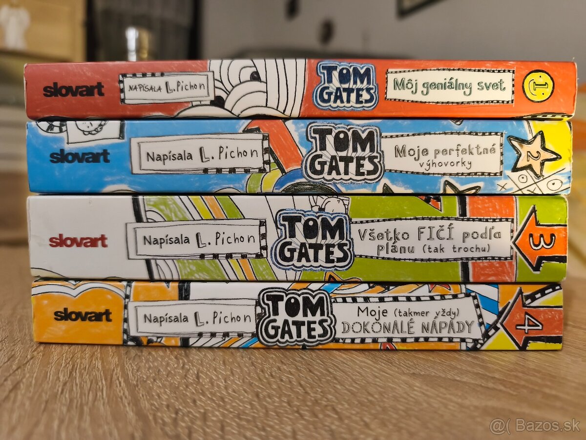 Knihy Tom Gates 1-4 - 2