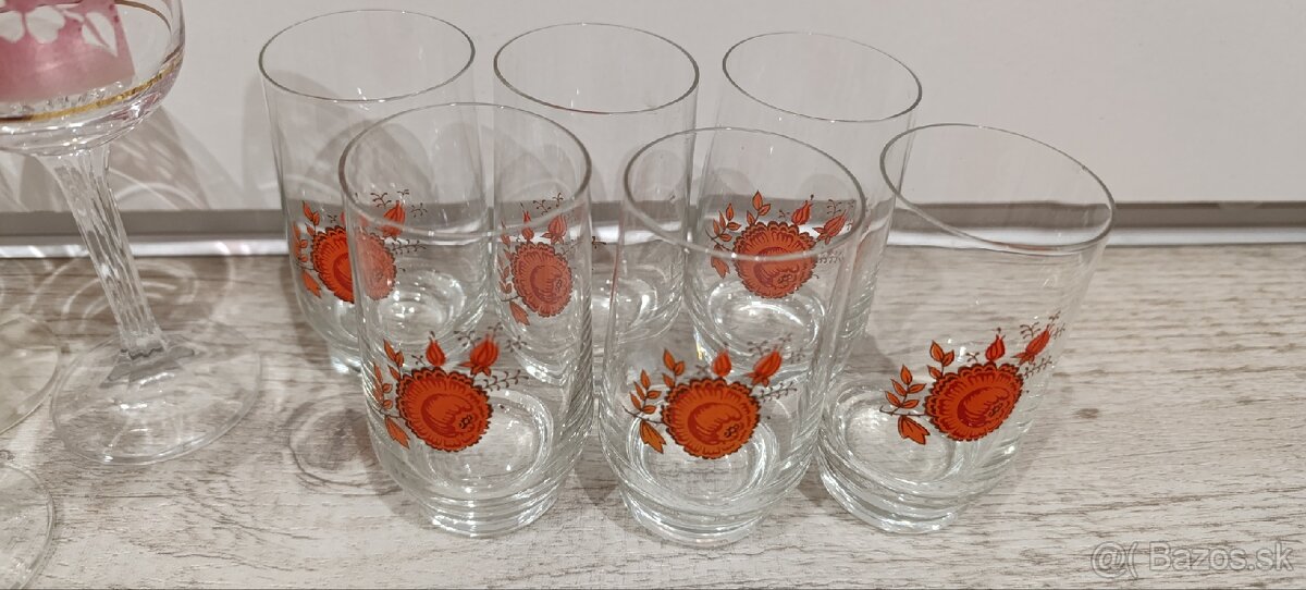 Poháre sklenené - 2