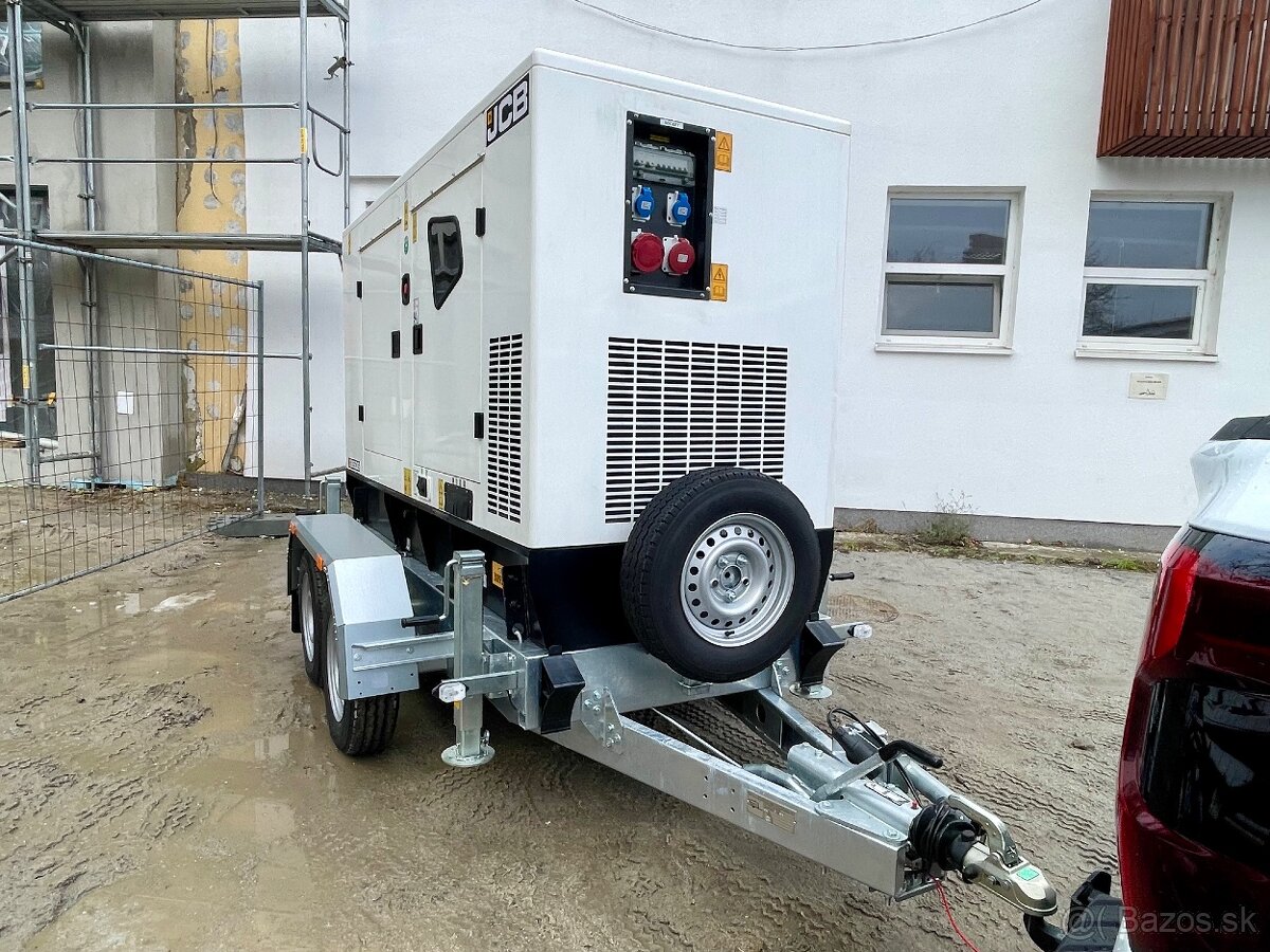 Elektrocentrála JCB 65 kVA na prenájom - 2