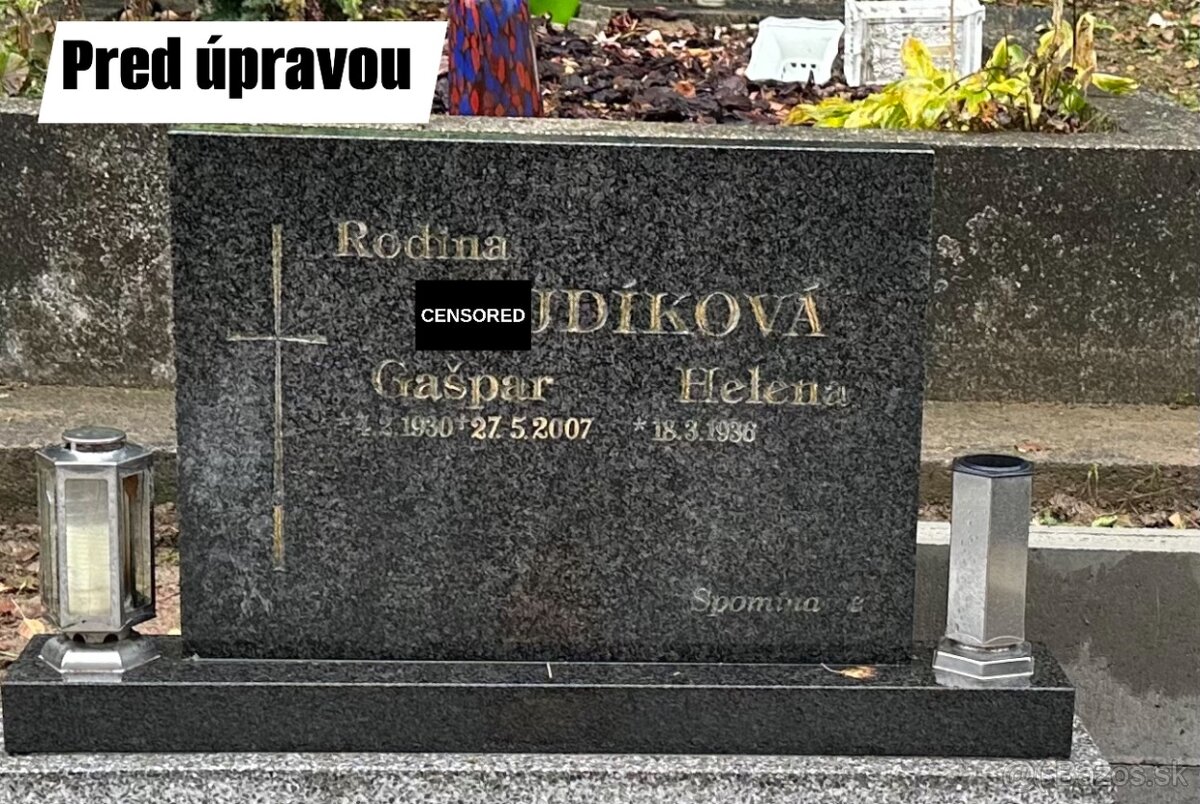 Pomníky renovácia/ obnova - 2