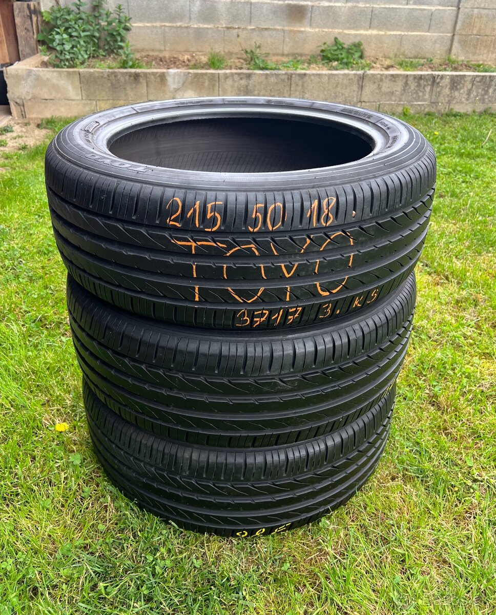 215/50 r18 letné Toyo 92V 2ks - 2