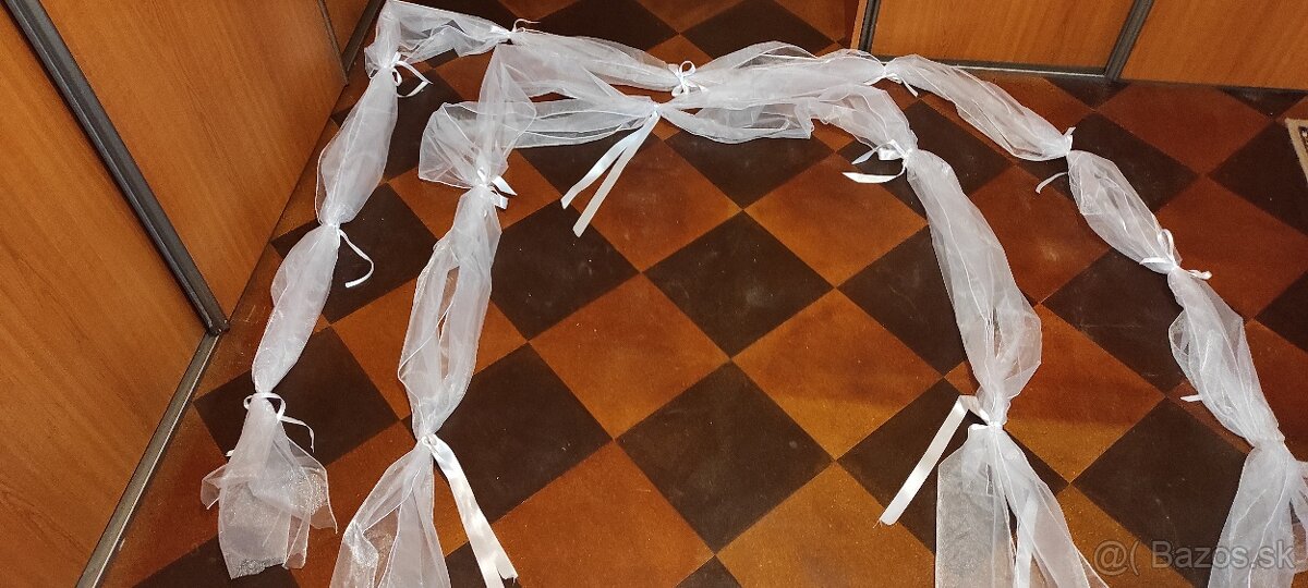 Svadobné stuhy na bránu - 2