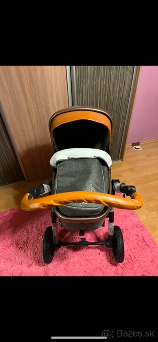 Nepoužívaný kočiar 3in1 + sedačka do auta - 2