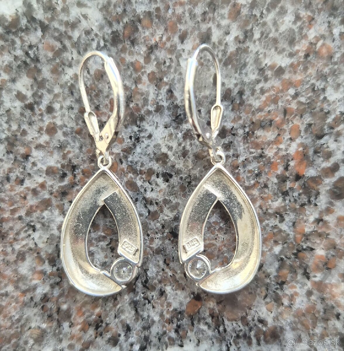 Dámske strieborné náušnice - 2