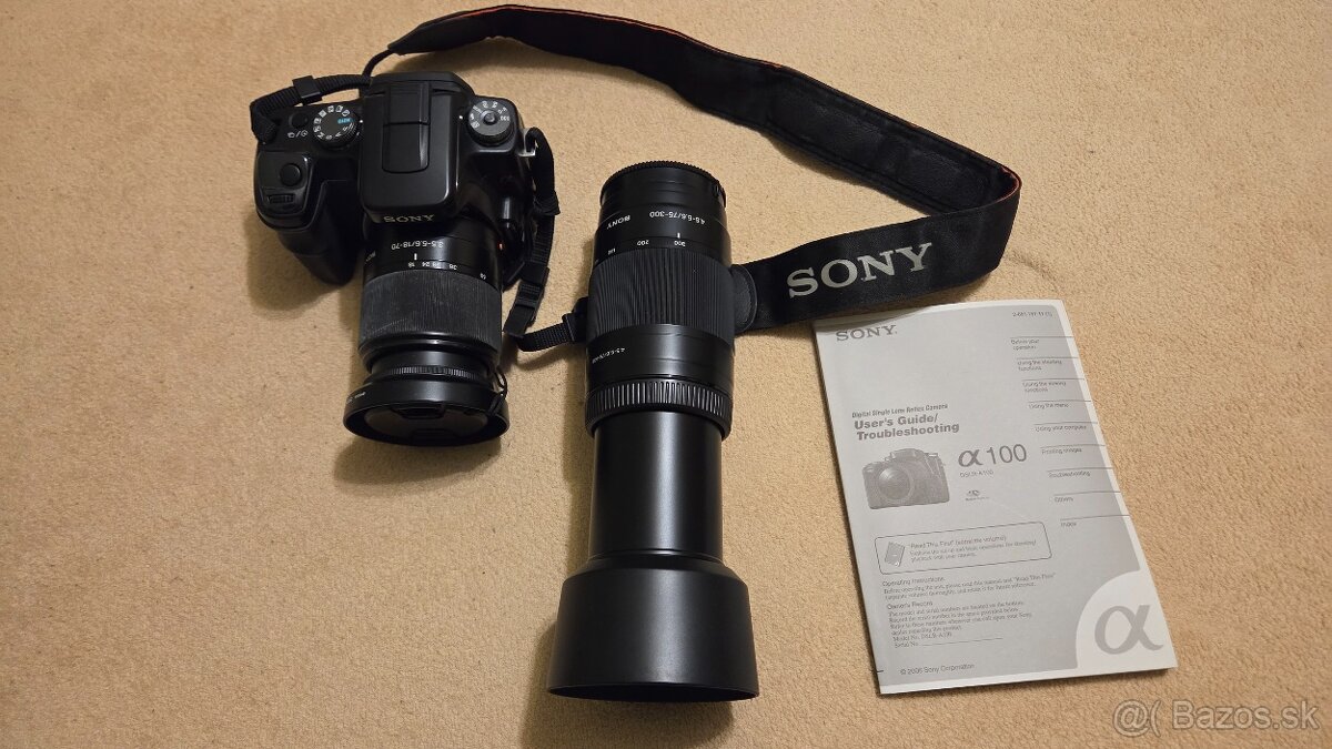 Predam zrkadlovku SONY α 100 - 2