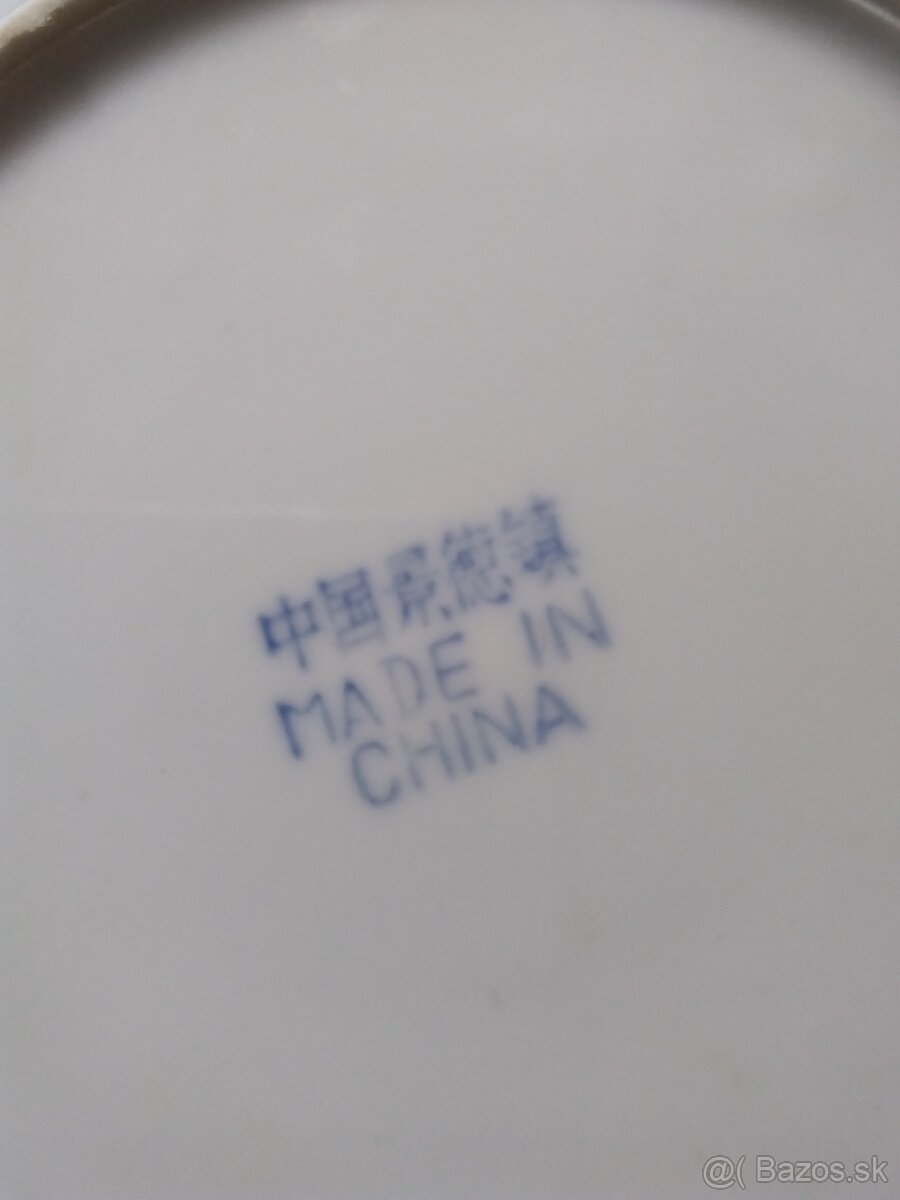 Predám porcelánové taniere ryžový vzor 18cm 6ks. - 2