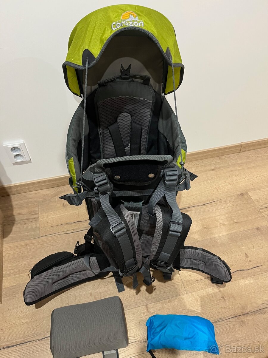 Turistický nosič Coraz panda zelená - 2