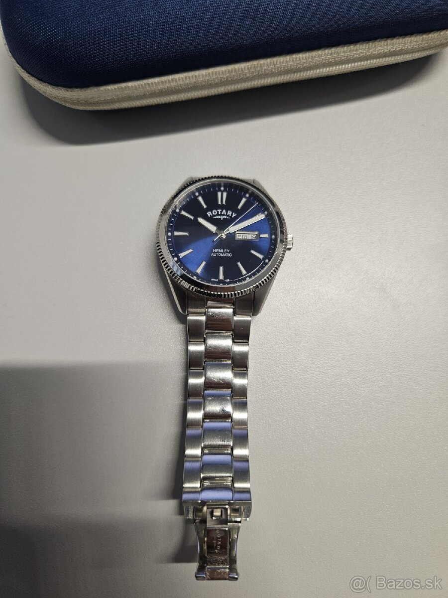 Rotary Henley Automatic Day-Date blue - 2