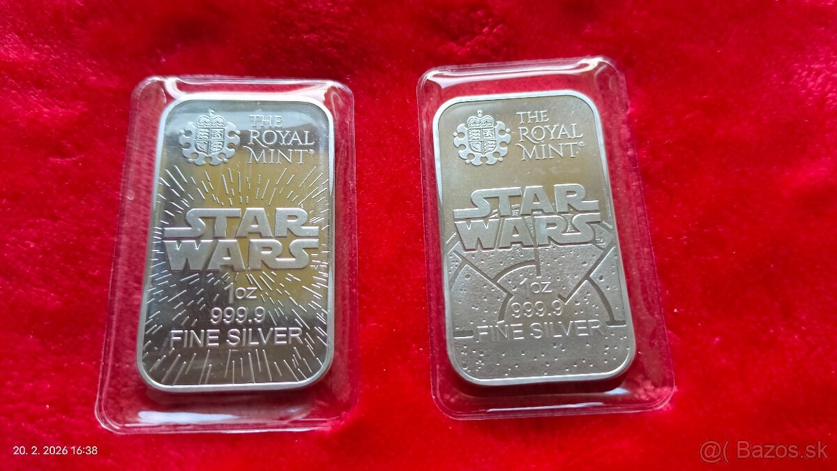 Predám strieborné tehličky Ag999 - 2