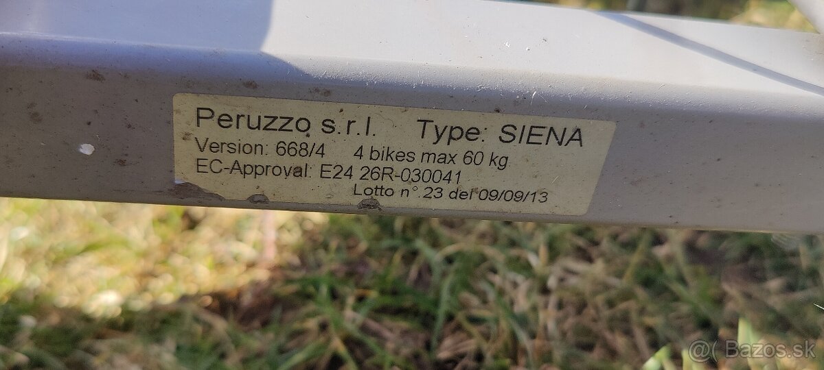 Predam nosic Peruzzo SIENA na štyri bicykle - 2