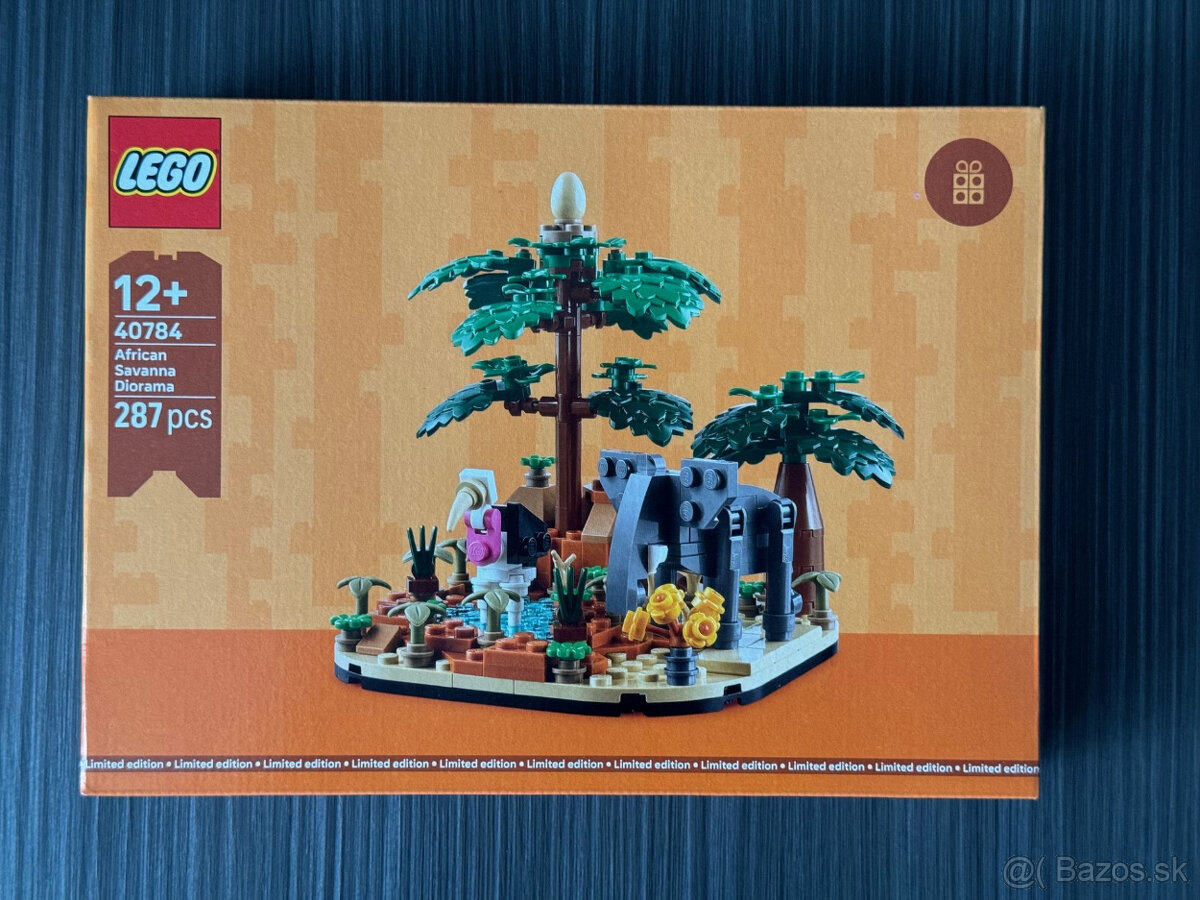 LEGO 40784 - Africká savana – dioráma - 2