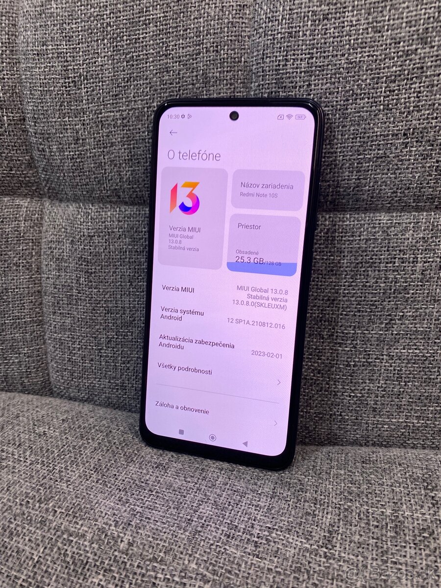 Xiaomi Redmi Note 10S 6/128GB (plne funkčný) - 2