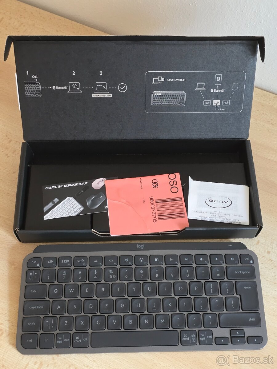 Predam bezdrotovu klavesnicu Logitec MX KEYS MINI v zaruke - 2