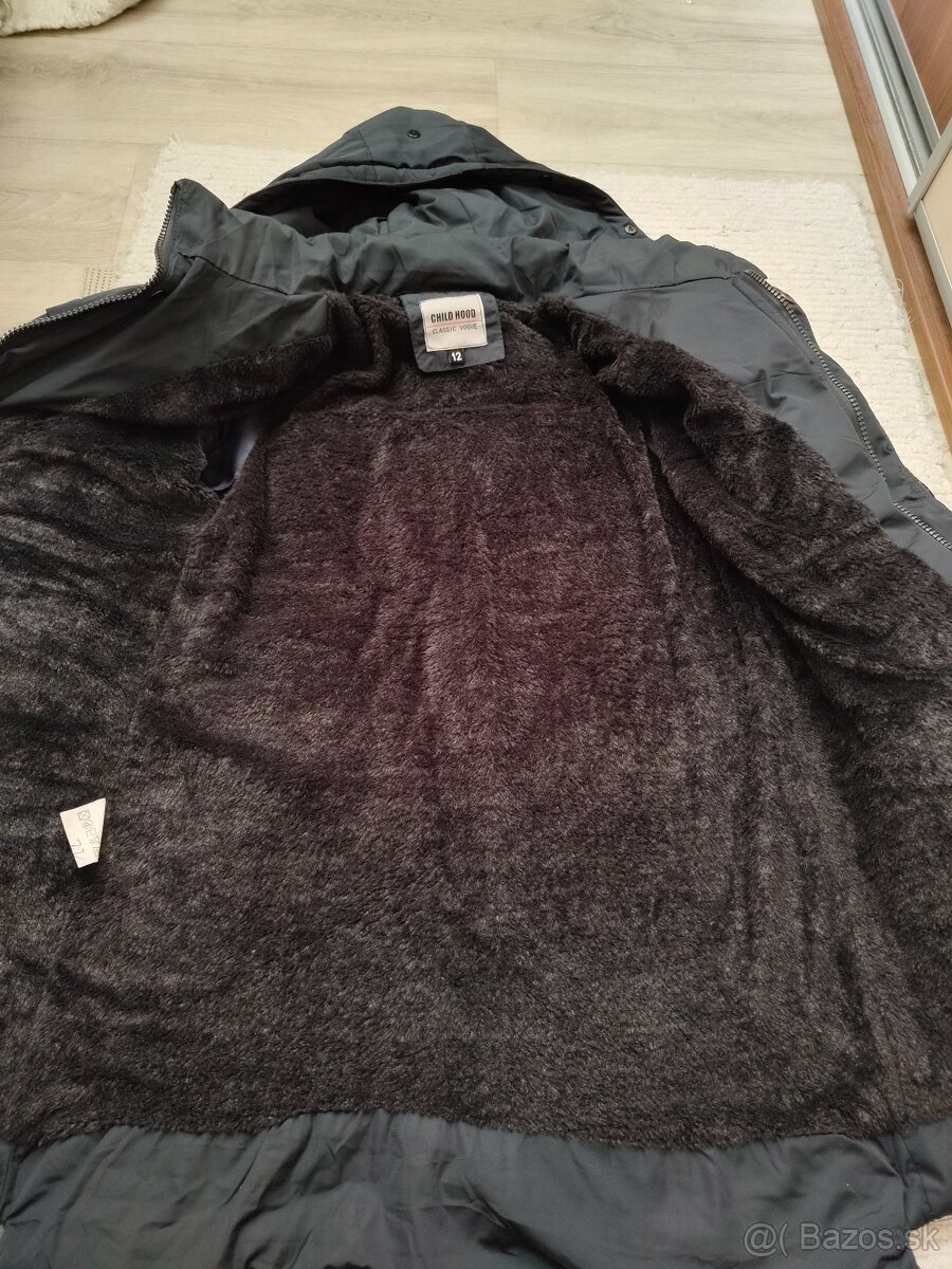 Modrá zimná bunda chlapčenská 10-12 rokov - 2