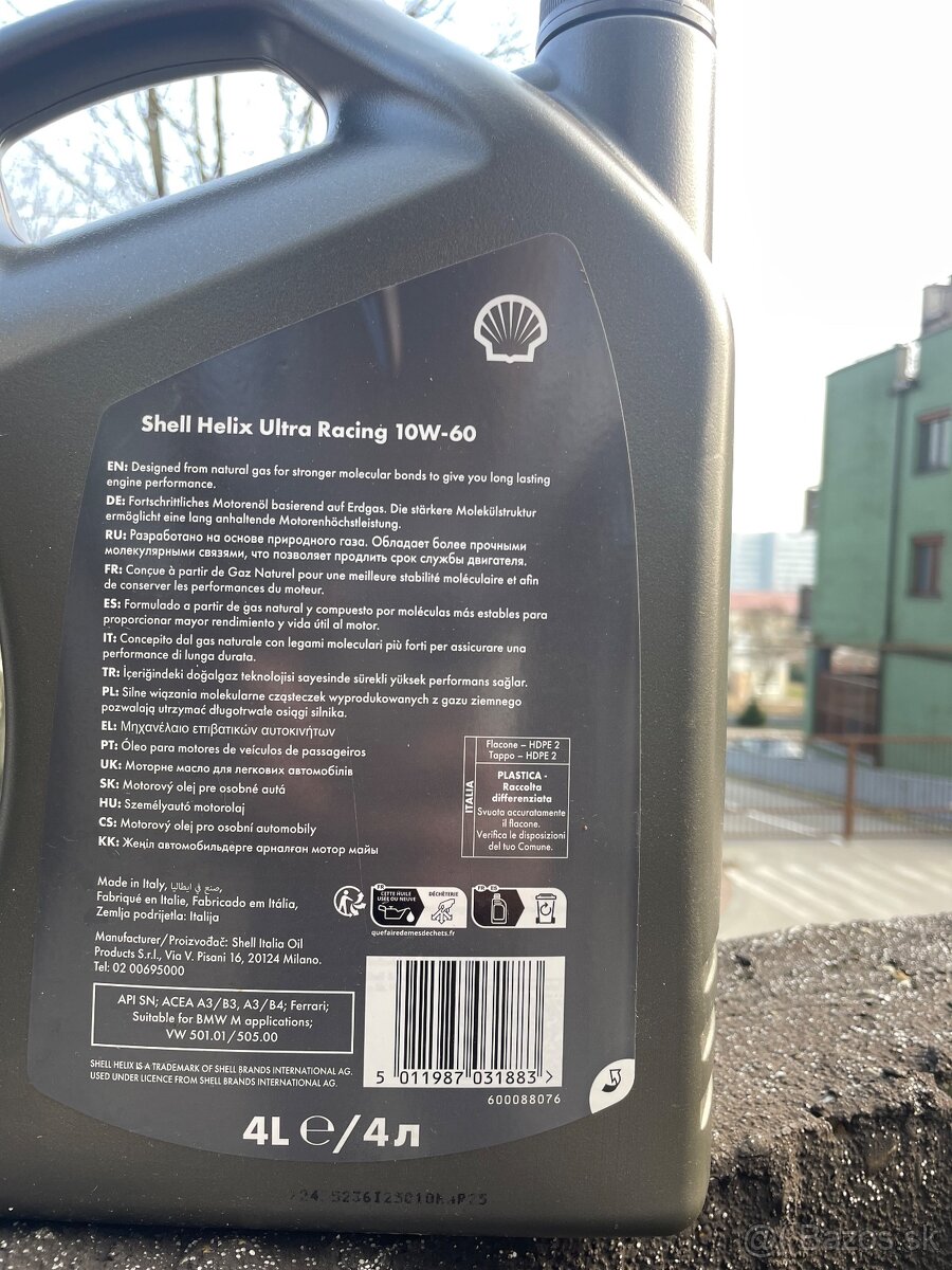 Shell helix ultra 10W-60 4L - 2