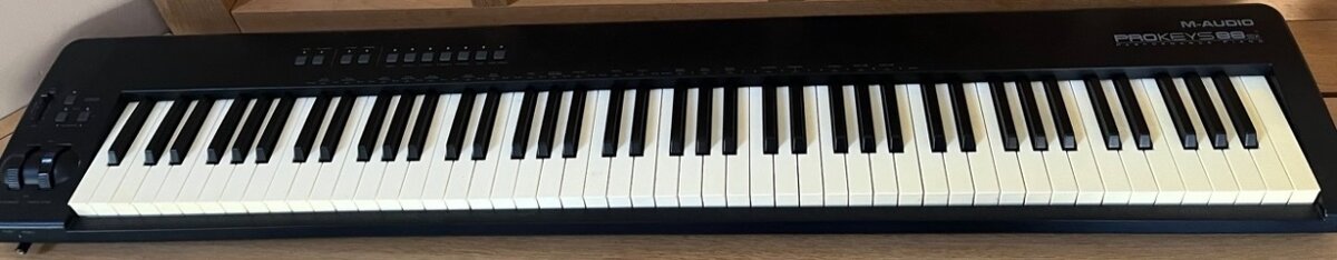Predám M-audio prokeys 88sx performance piano - 2