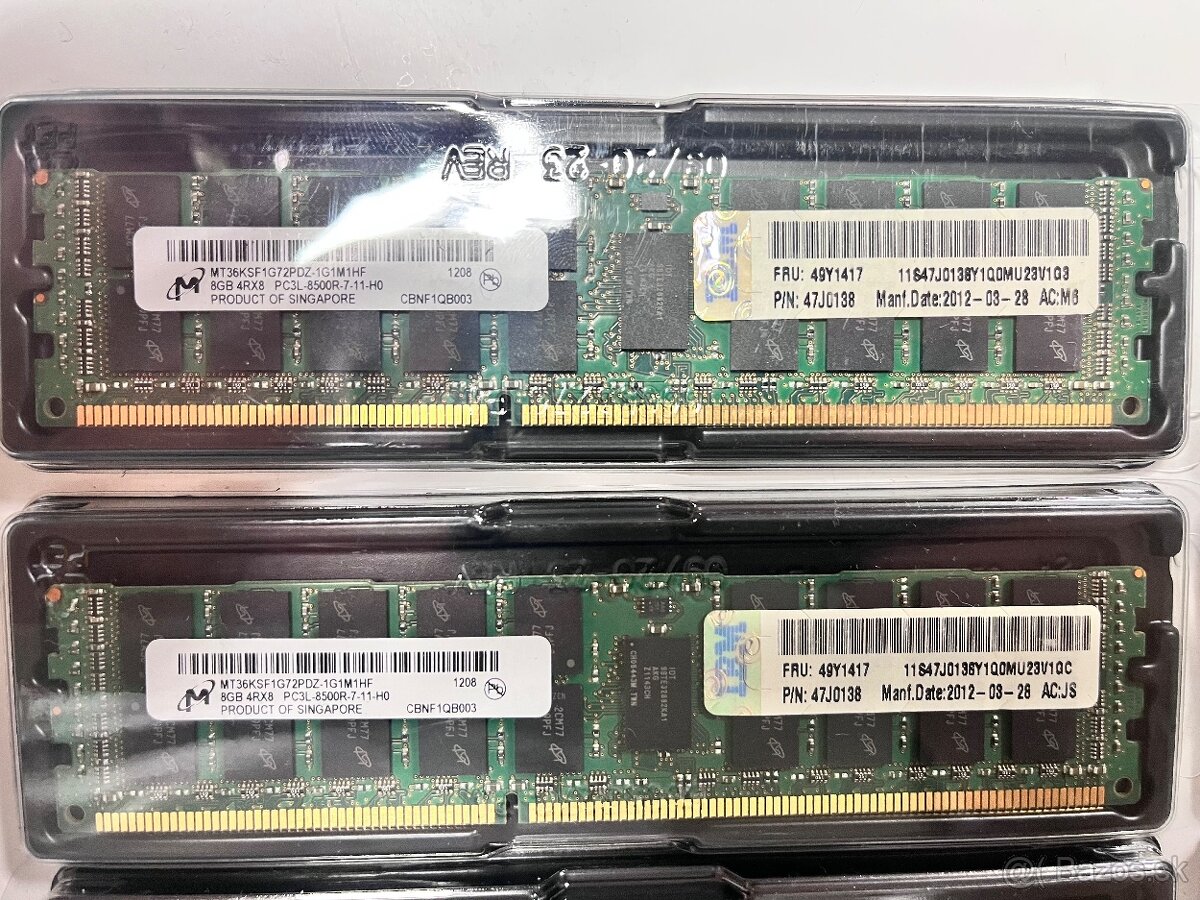 8ks 8GB 4RX8 PC3L-8500R-7-11-H0 - 2