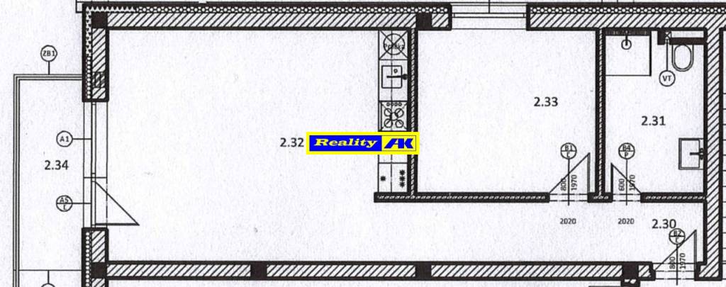 2 izbový byt 55,67 m2 poschodie 2, na predaj novostavba Mart - 2