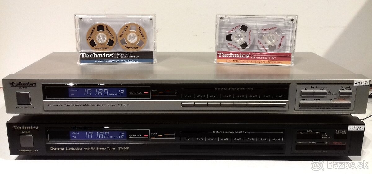 Tuner TECHNICS ST-500, super zvuk, QUARTZ, JAPAN, AT05, AT30 - 2