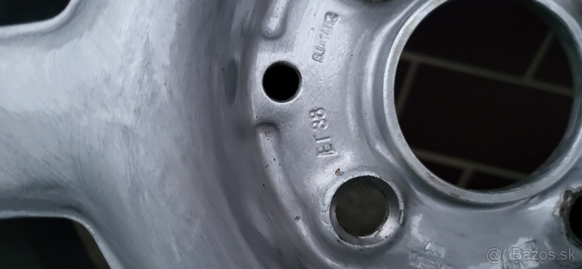 Plechové disky R14, 4x100 6Jx14H2 + zimné pneu - 2