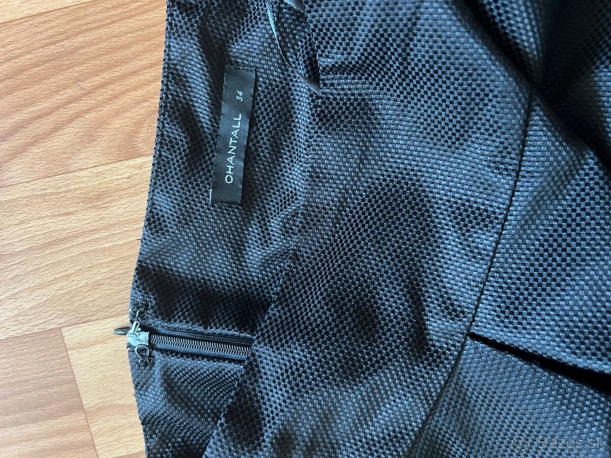 Chantall midi čierna sukňa 34 (XS) - 2