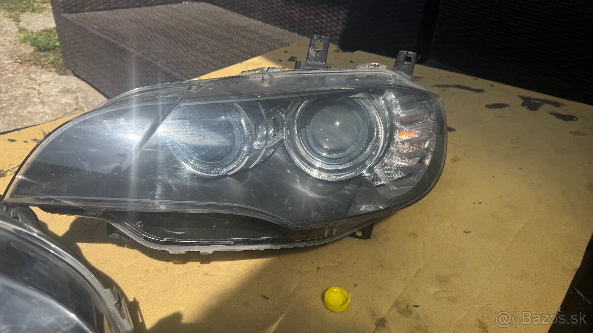 BMW x5 x6 e70 e71 predné svetla Orig - 2