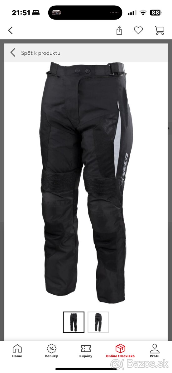 Bunda ORKÁN II FLUO 3XL+ moto nohavice 3XL - 2