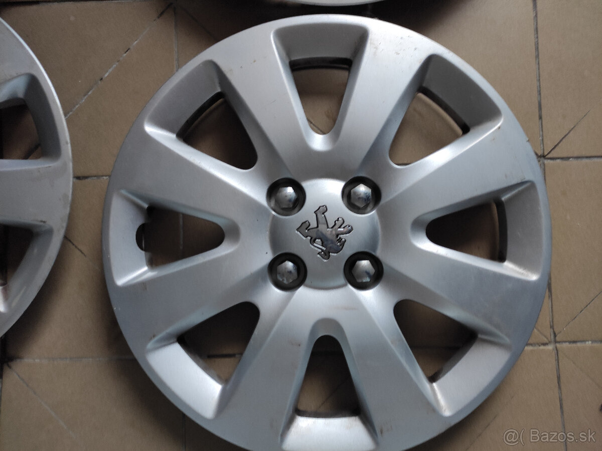 PEUGEOT 207 PUKLICE 15", 16" ORIGINÁL PEUGEOT - 2
