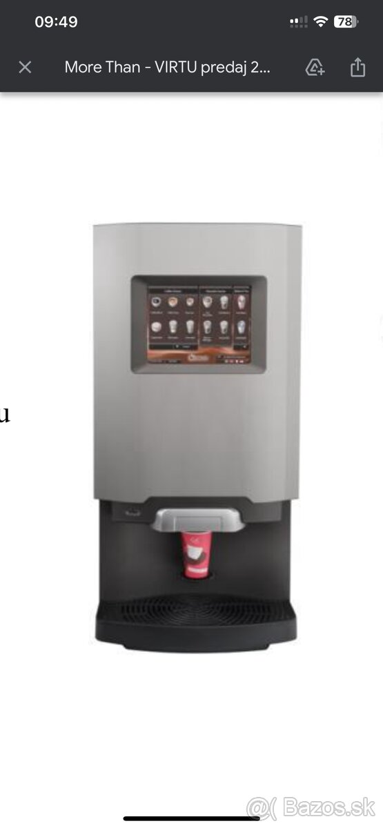 Kavovar Virtu - automat - 2