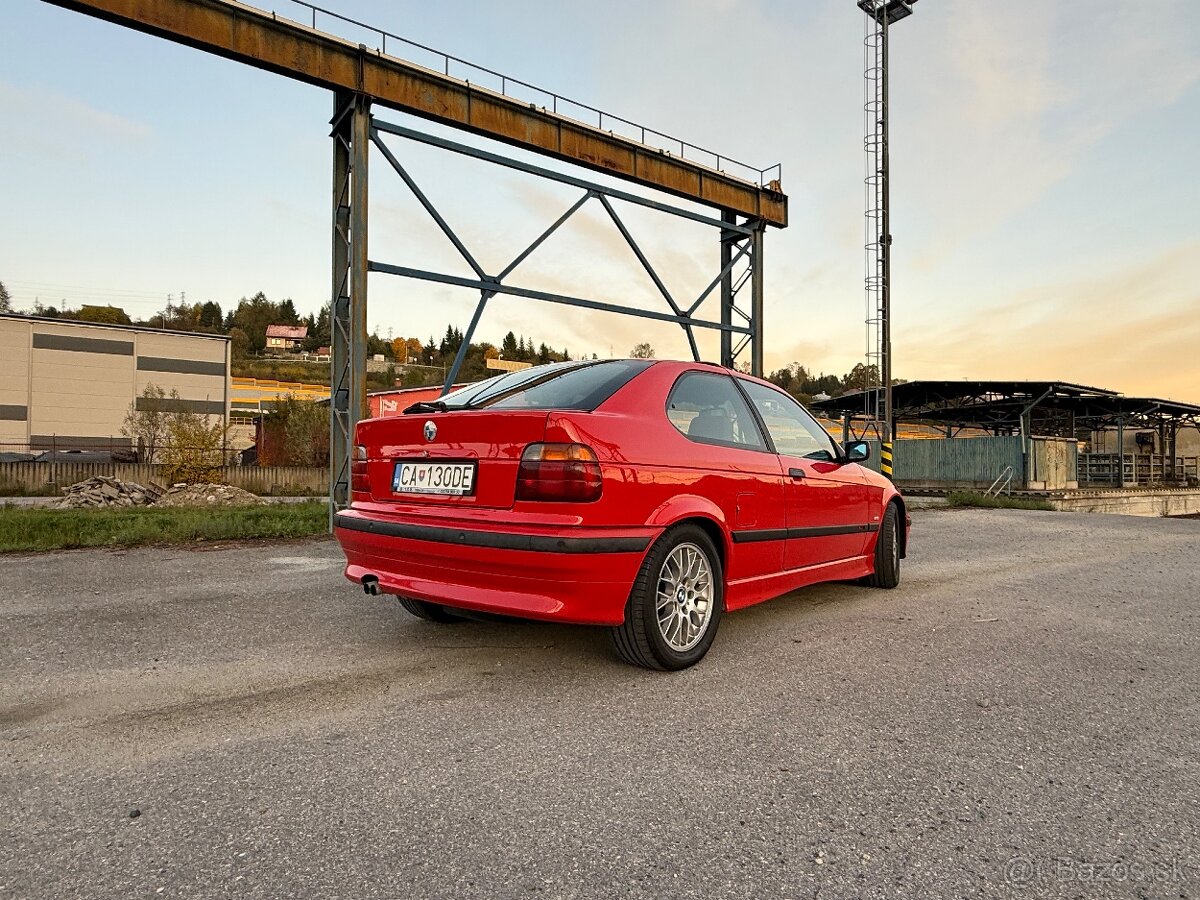Predám BMW 323Ti, e36 Compact, M52B25, - 2