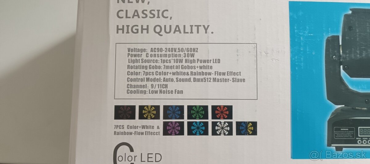 Otočné hlavice s výkonom 30W - 2