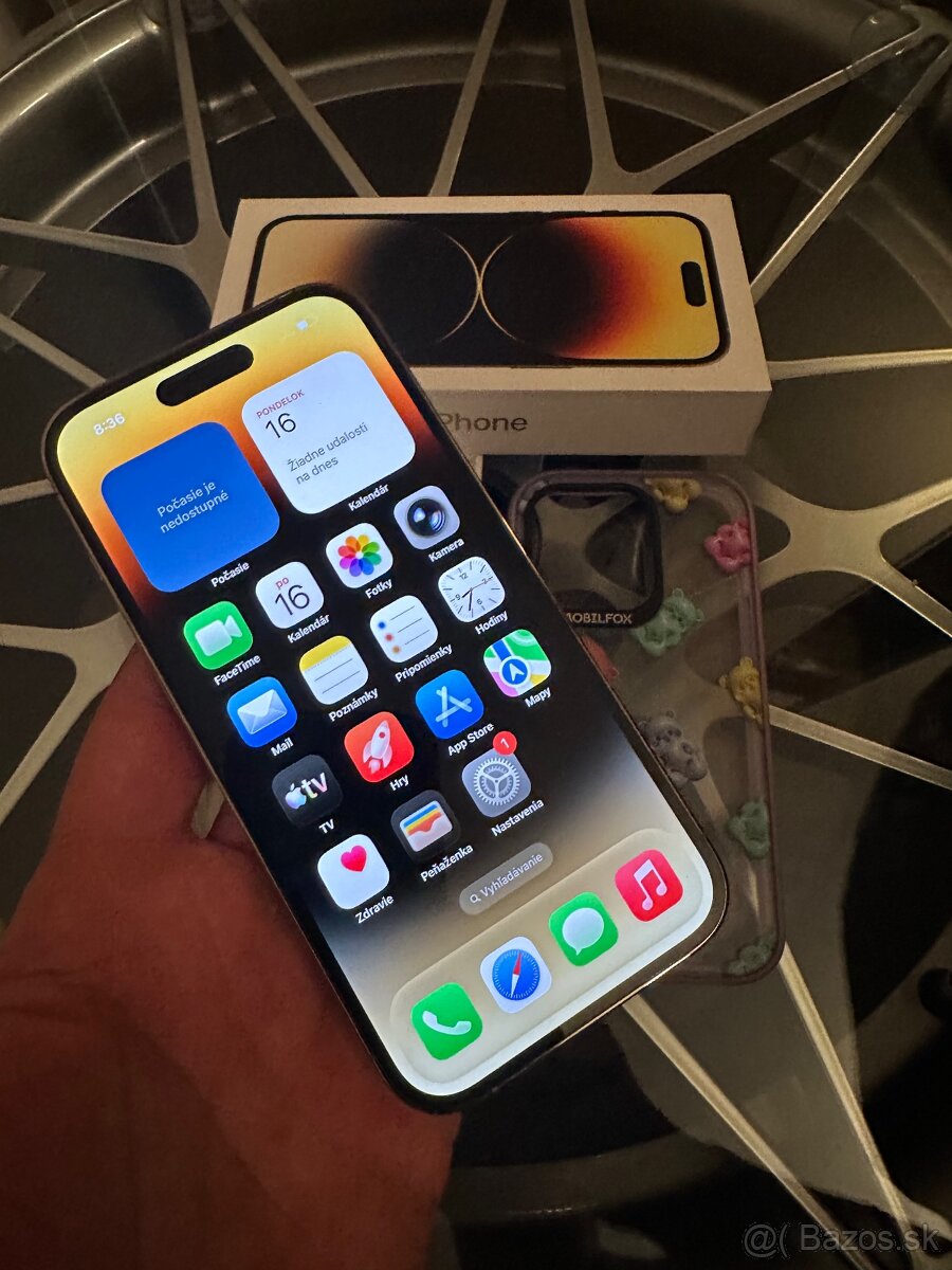 iPhone 14pro 128GB gold v TOP stave - 2