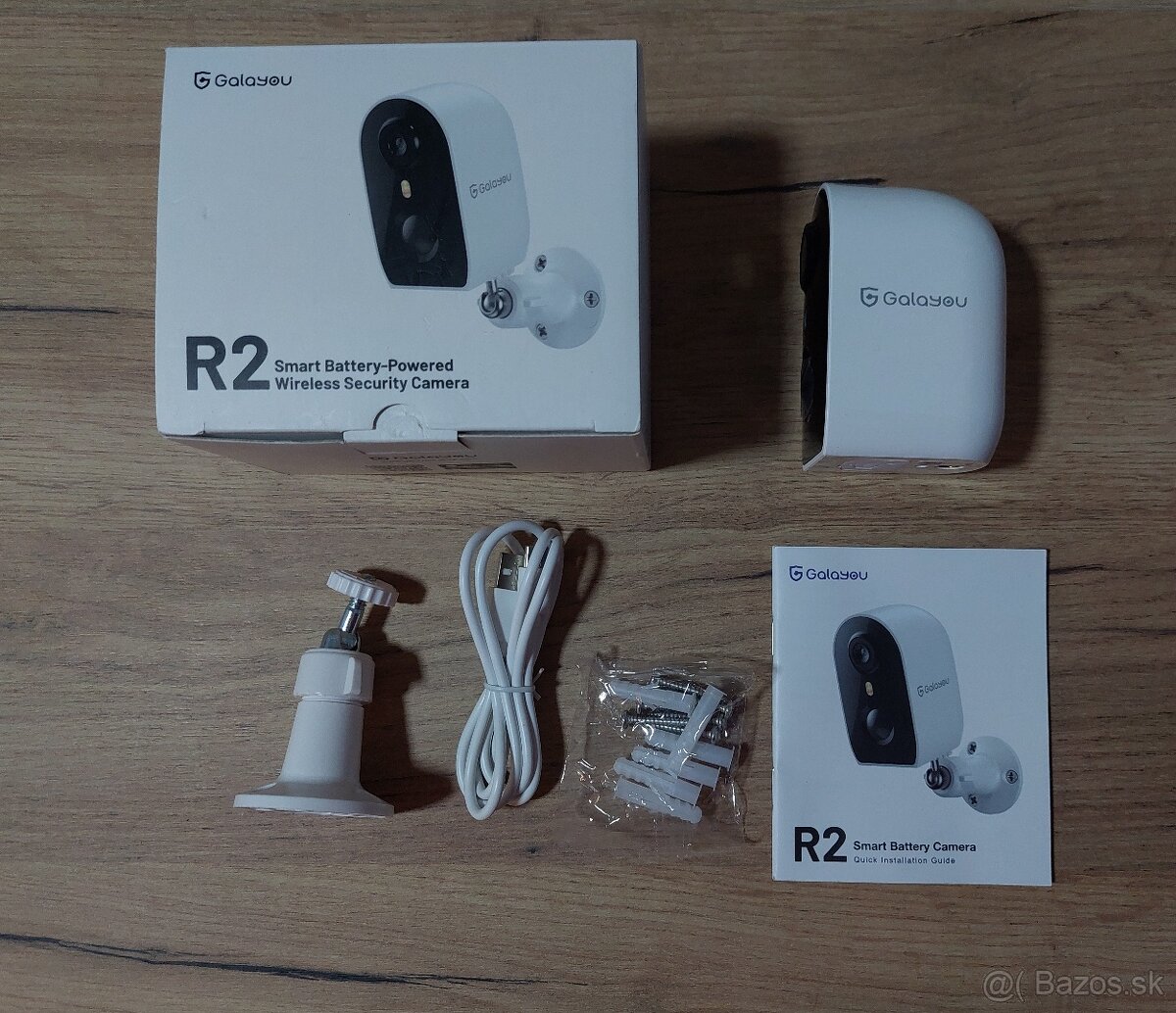 Vonkajšia bezdrôtová WiFi kamera Galayou R2 Pro - 2