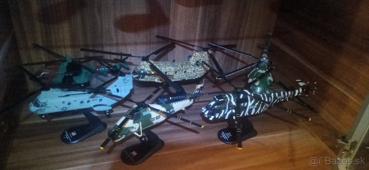 Predám modely vrtuľníkov. - 2