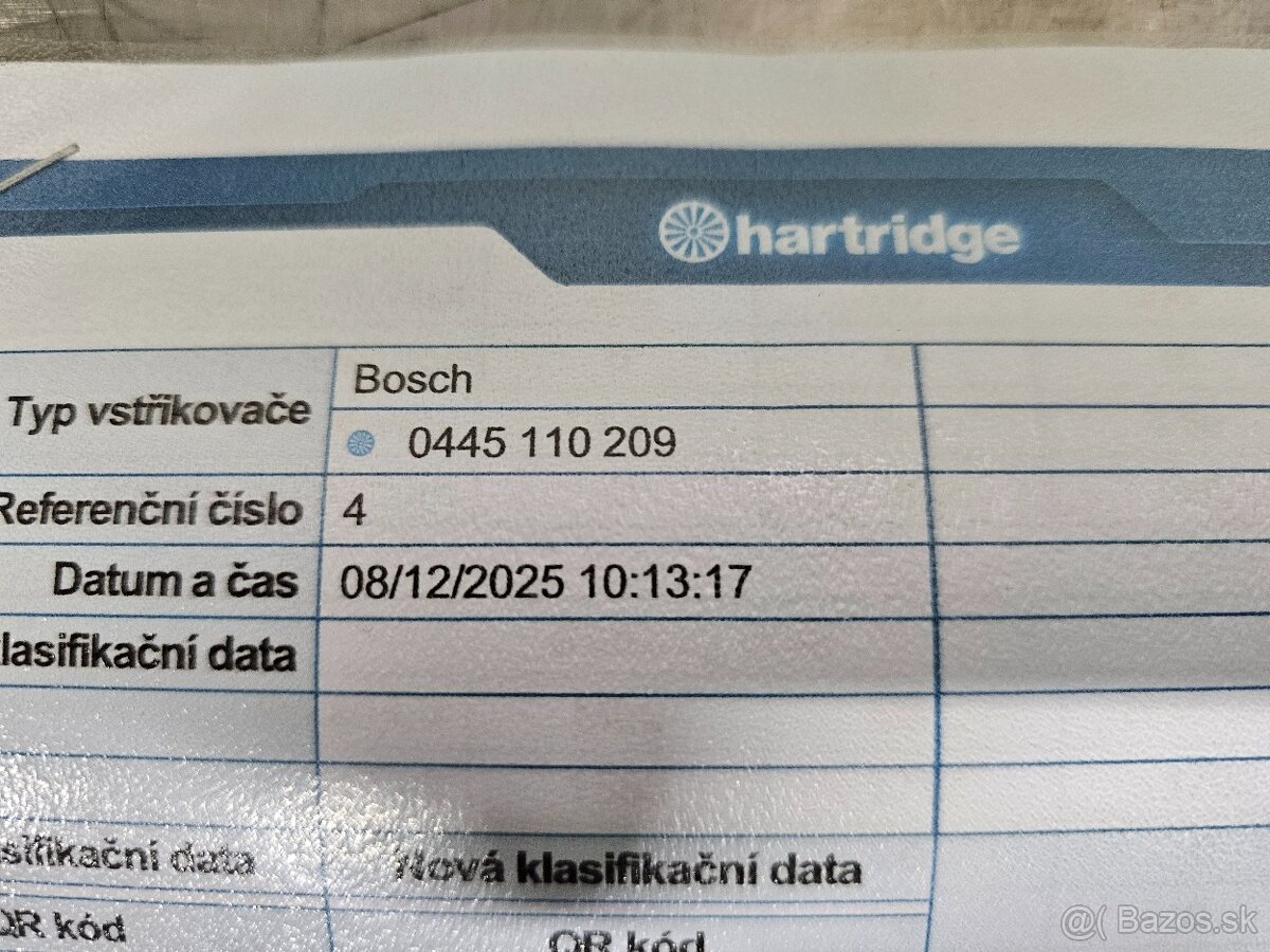 Vstrekovacia tryska BOSCH 0445 110 209 / 0 986 435 144 BMW - 2