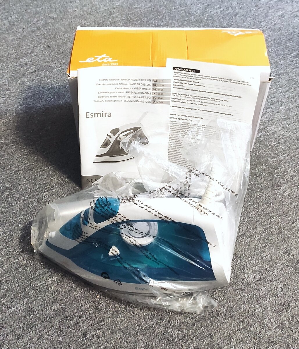 žehlička ETA Esmira + žehliaca doska Vileda - 2