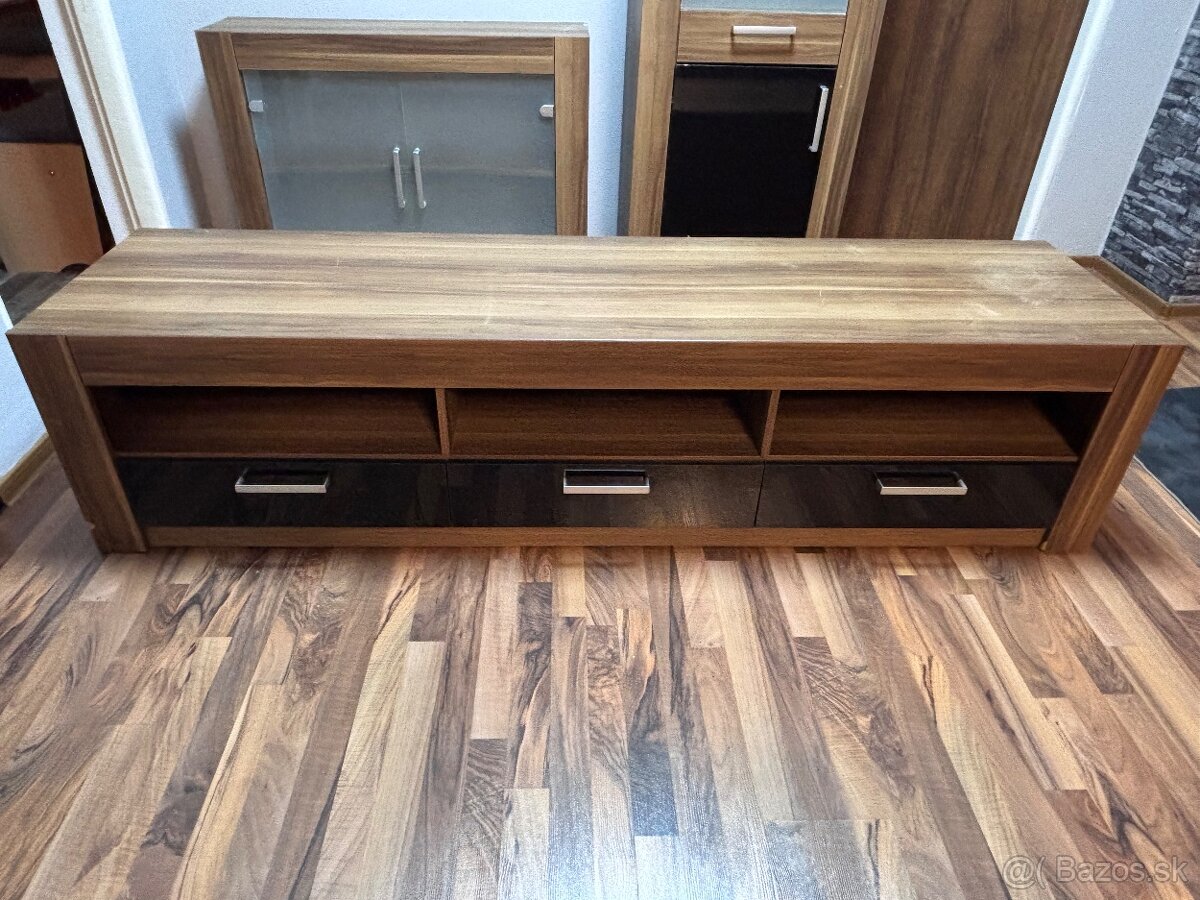 Obývačková stena TV stolík vitrína - 2