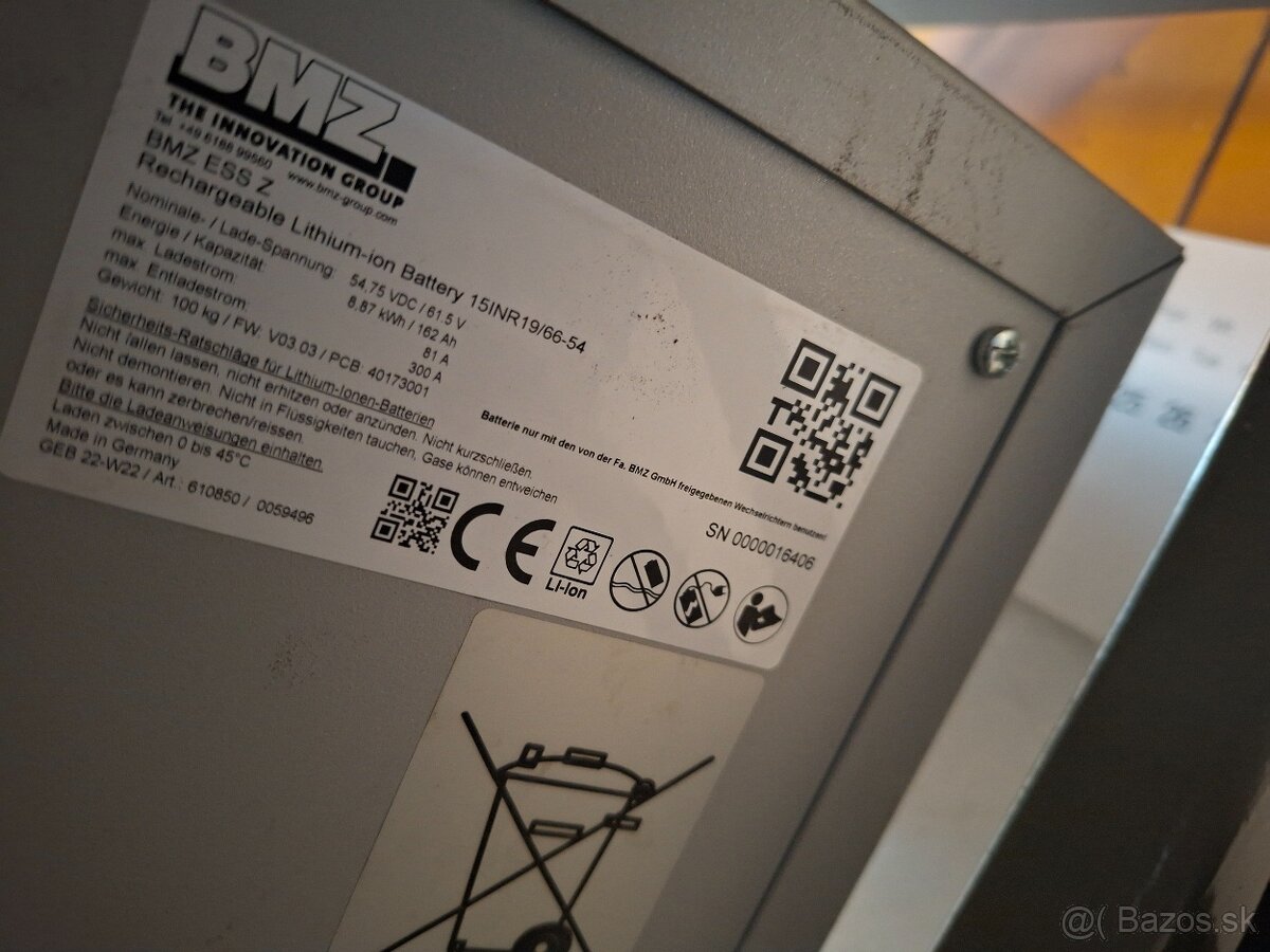 Bateriove uložisko BMZ ESS Z - 2