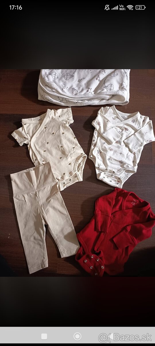 Letné oblečenie lindex 50,56,62 - 2