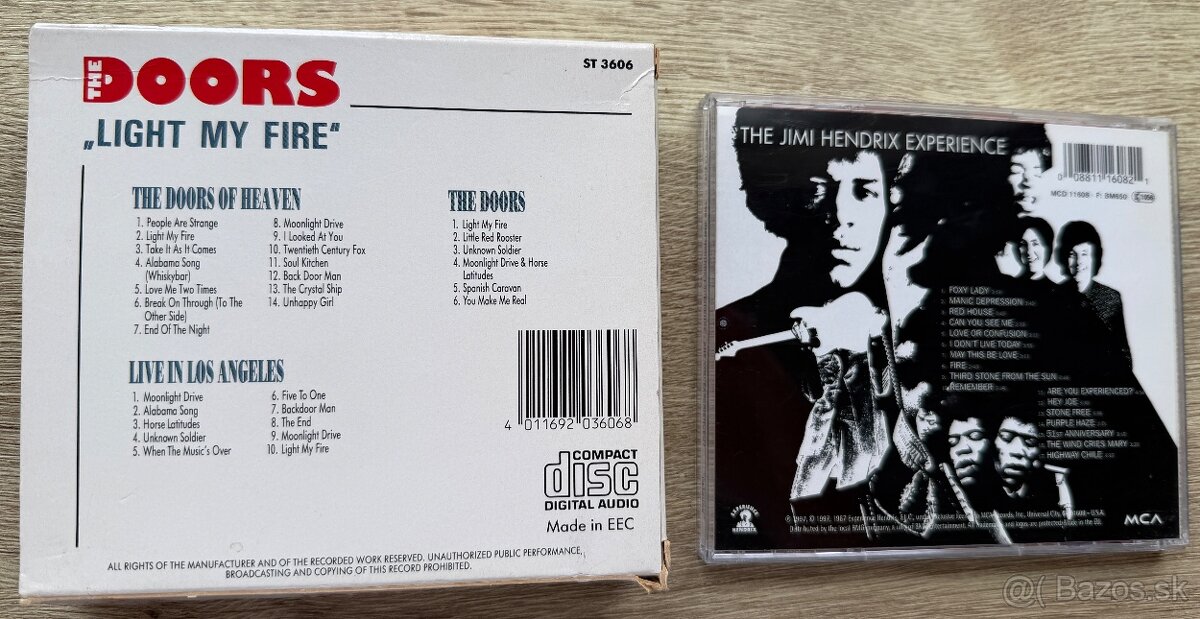 CDčka The Doors a Jimi Hendrix - 2
