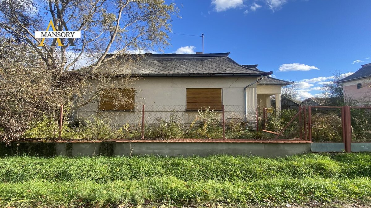 Na predaj rodinný dom za 31 000 eur na pozemku 1 762 m2 - 2