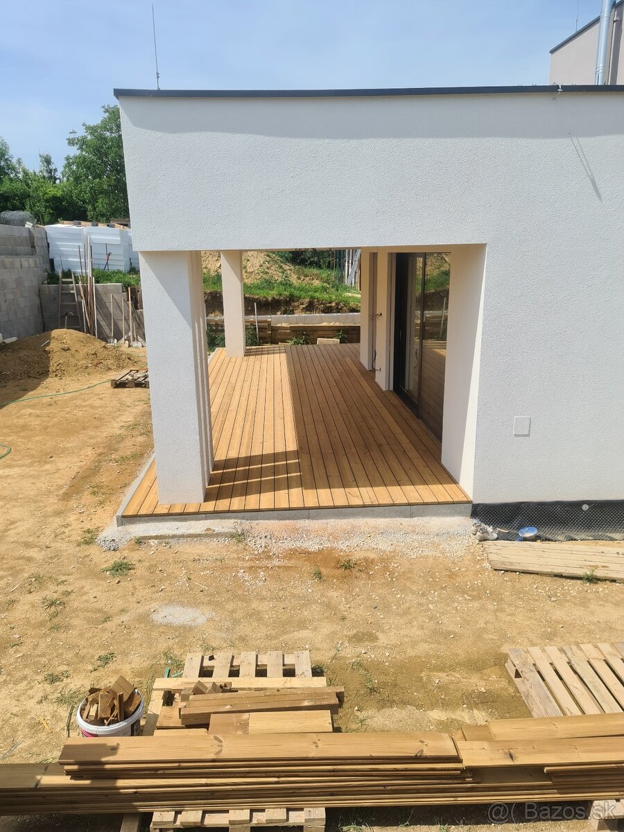 Drevené TERASY, FASÁDY, PRÍSTREŠKY, PLOTY - 2