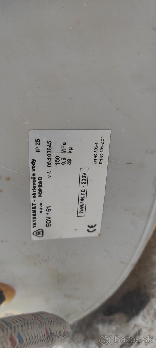 Elektrický ohrievač vody - 2