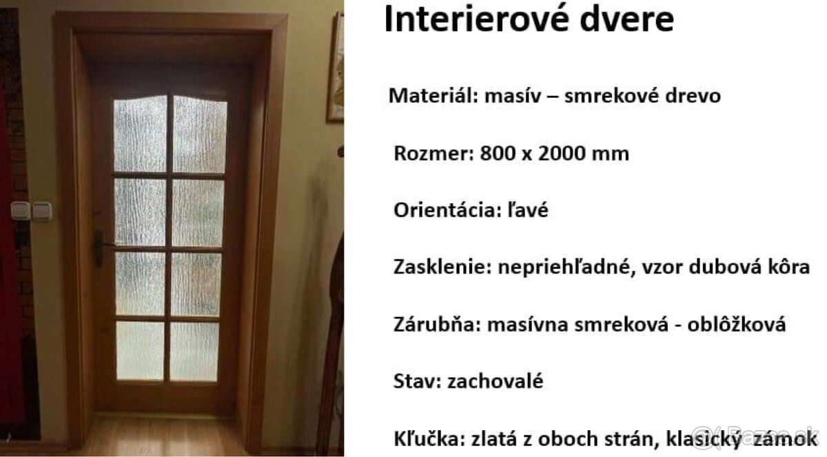 Masívne interiérové dvere - 2