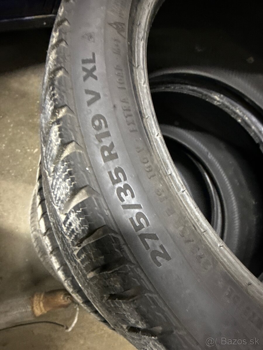 2ks Zimne pneumatiky 275/35 r19 - 2